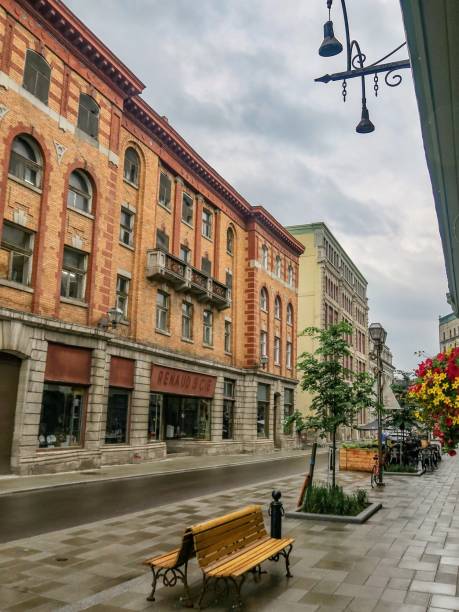istock Charming Street in Quebec 1523296692