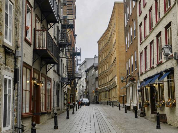 istock Quiet Street in Quebec 1523297740