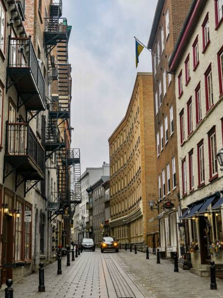 istock Quiet Street in Quebec 1523297752
