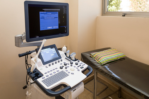 Ultrasound equipment in medical clinic office - Buenos Aires - Argentina