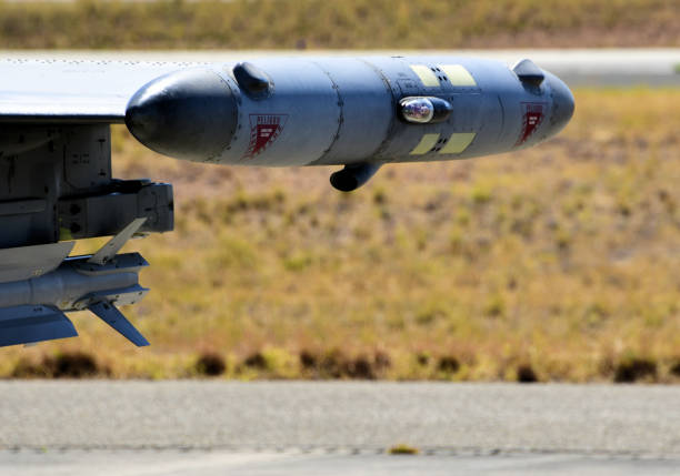 Beja, Portugal: EuroDASS Praetorian DASS - this defensive Aid Sub-System (DASS) provides threat assessment, aircraft protection and support measures in extremely hostile and severe environments. The Praetorian system is a modular system consisting of antennas for electronic countermeasures (ECM), electronic support measures (ESM), missile approach warning systems (MAW), laser warning receivers (LWR) and Towed radar decoy (TRD) - portside wingtip of a  Eurofighter Typhoon - electronic warfare (EW) - Beja Airport, photo obtained in a public area.
