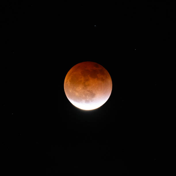 May 2022 Lunar Eclipse stock photo