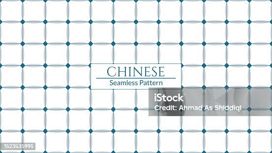 istock Hong Kong nostalgic style pattern. Vector seamless Hong Kong traditional vintage pattern style floor textured background. 1523535995