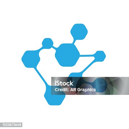 istock Neuron Logo, Cel Dna Network Vector, And Particle Technology, Simple Illustration Template Design 1523673648