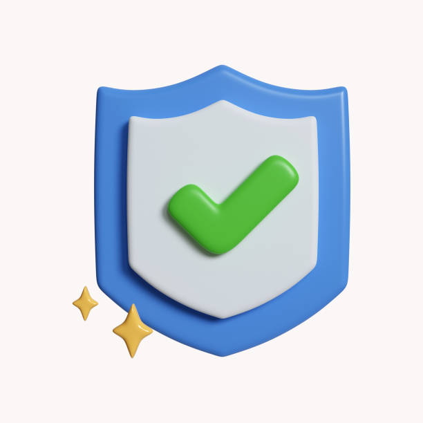 istock 3d protection shield icon, checkmark on shield symbol, safety concept. icon isolated on white background. 3d rendering illustration. Clipping path. 1523882244