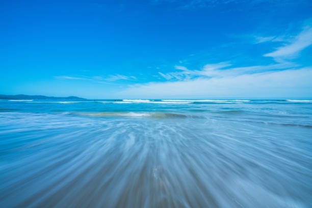 sea ​​waves on the sandy beach