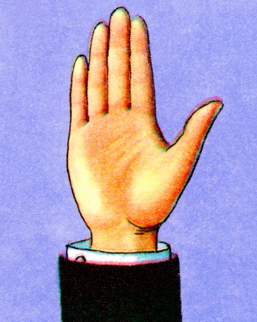 Uplifted Hand