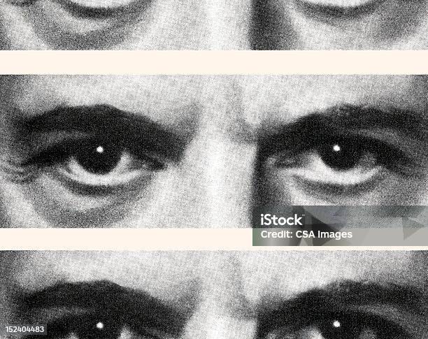 Zbliżenie Oczu - Stockowe grafiki wektorowe i więcej obrazów Oko - Oko, Powrót do retro, Ilustracja