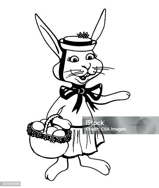 イースターのウサギの着ている帽子 - ちょう結びのベクターアート素材や画像を多数ご用意 - ちょう結び, イラストレーション, イラスト画法