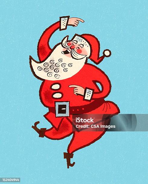 Dancing Santa Image Dancing Santa Stock Illustration - Download Image Now - Santa Claus ...