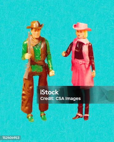 istock Cowgirl and Cowboy 152404953