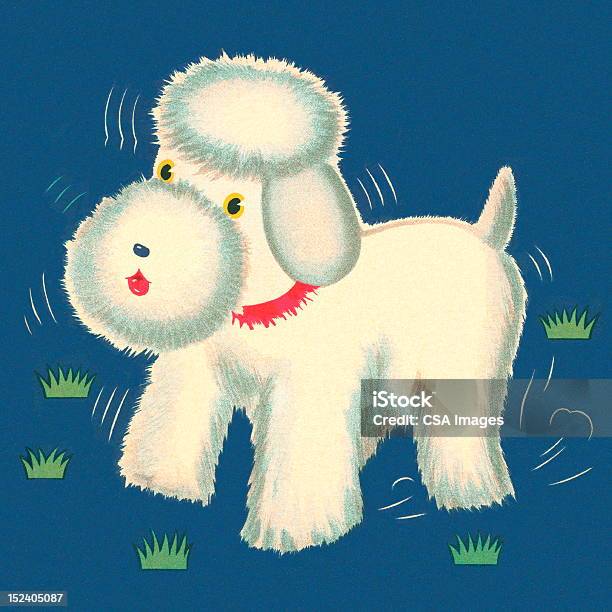 Cane Bianco - Immagini vettoriali stock e altre immagini di Animale - Animale, Animale da compagnia, Animale domestico