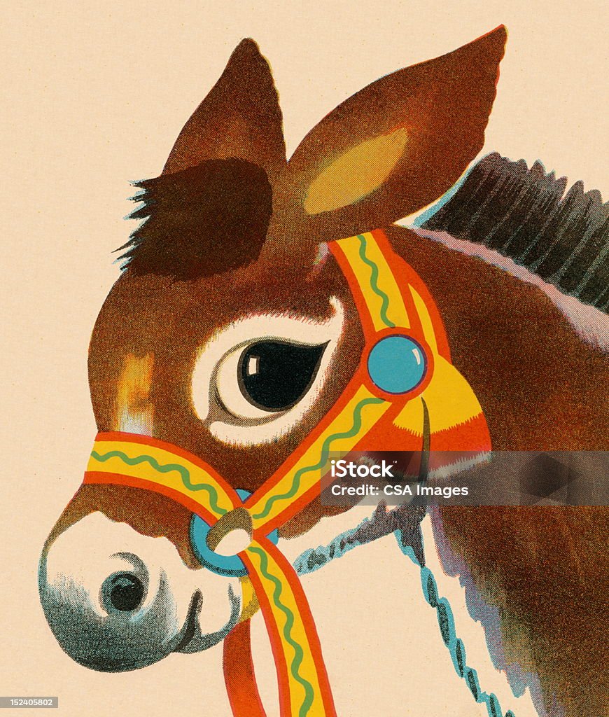 Burro - Royalty-free Animal Ilustração de stock