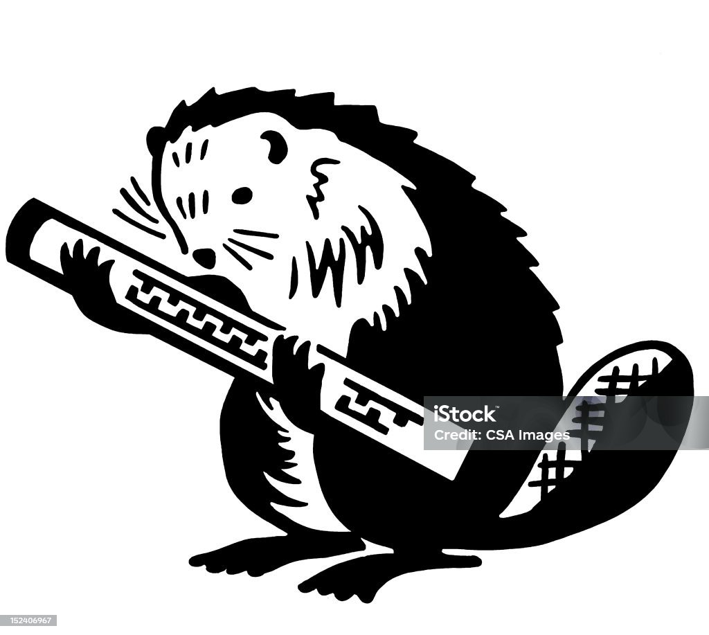 Beaver - Illustrazione stock royalty-free di Castoro