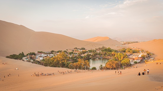 Huacachina Oasis in Ica, Perú