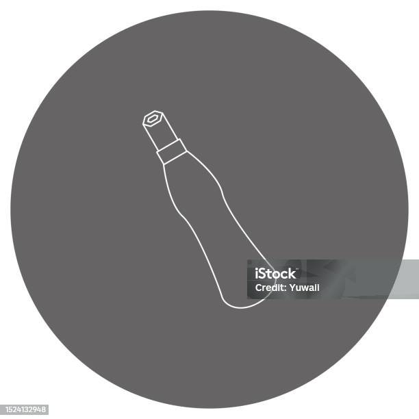 Icon Bit Driver Handle Monochrome Illustration Mark Bit Driver Handle Short Stock Illustration ...