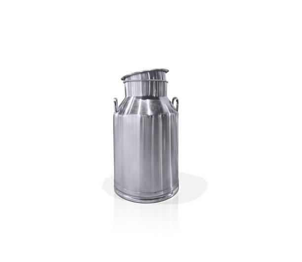 istock Milk container. Stainless steel bucket. Packaging for design. 1524212865