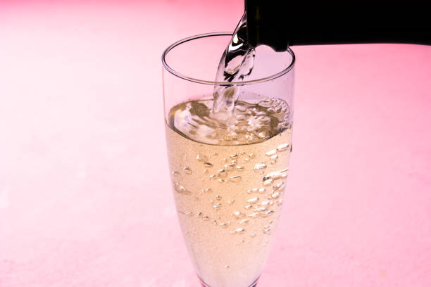 istock Pouring sparkling wine into a glass 1524273474
