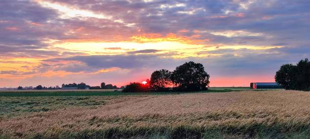 istock Sunset over the countryside 1524392642