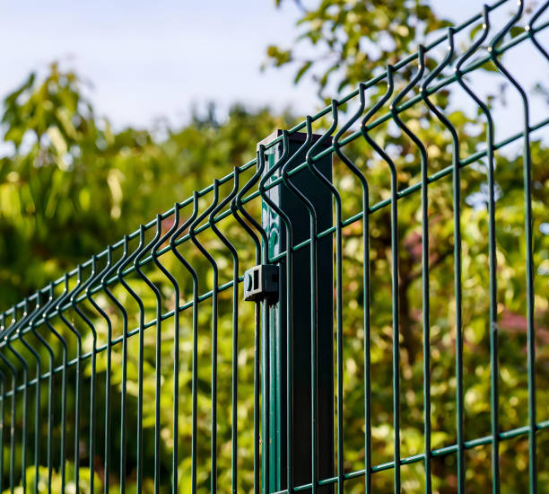 istock grating wire industrial fence panels. 1524514928