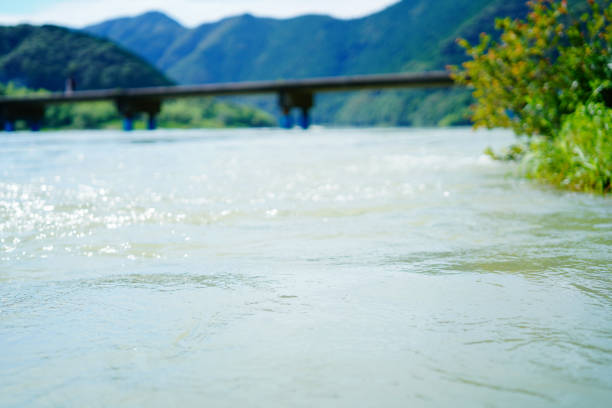A subsidence bridge over the Shimanto River