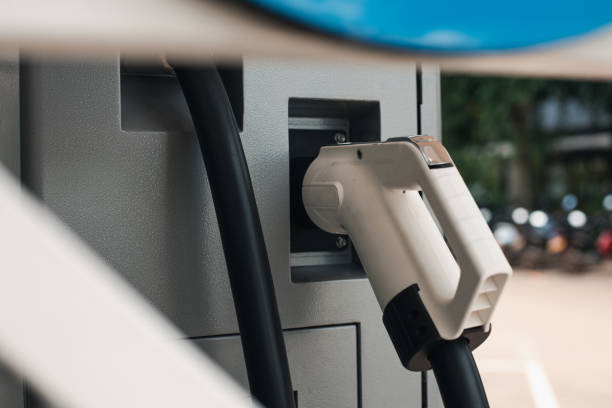 istock Electric vehicle charging station 1524584030
