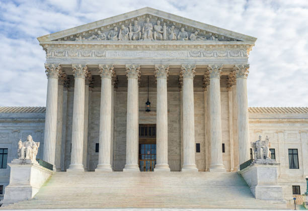 supreme court of the united states. washington dc, usa. - anayasa mahkemesi stok fotoğraflar ve resimler