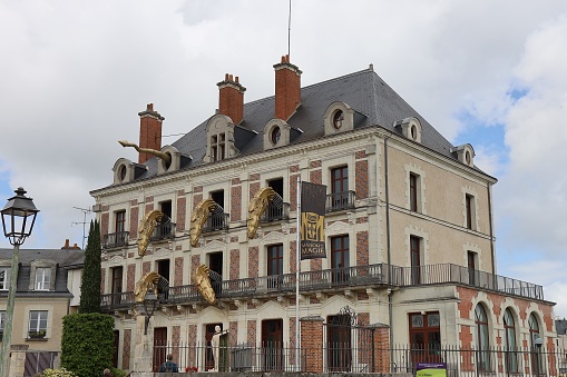 The House of Magic, view from outside town of Blois, department of Loir et Cher, France