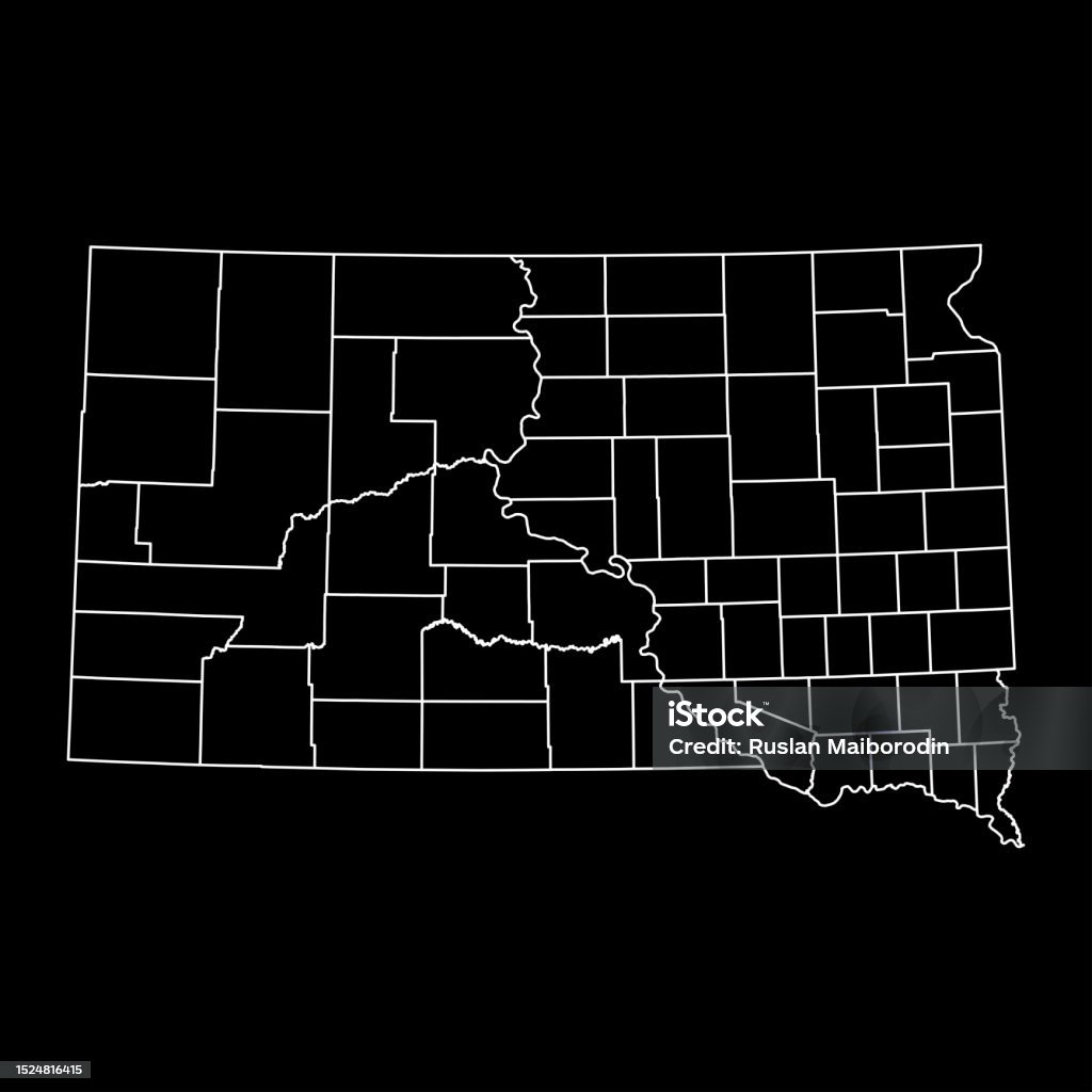 郡を含むサウスダコタ州の地図ベクターイラスト なわばり意識のベクターアート素材や画像を多数ご用意 なわばり意識, アイコン, アメリカ
