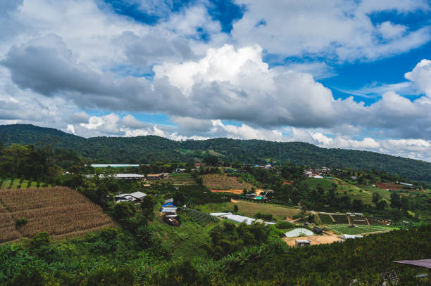 istock Landscape view on the mountain at Mae Rim 1524928373