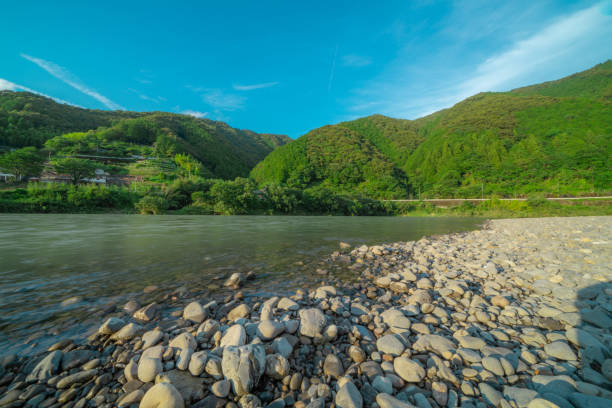 istock A subsidence bridge over the Shimanto River 1524936336