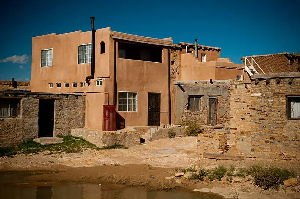 Adobe abodes at Acoma, also known as Sky City.