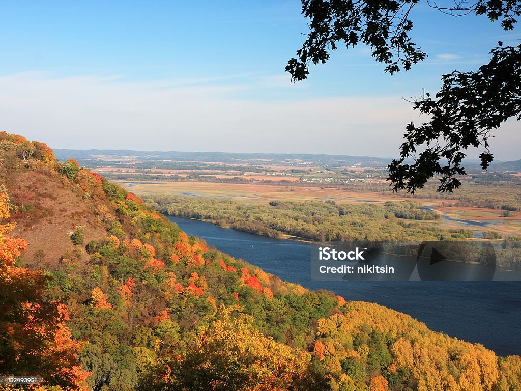 Automne et du Mississippi - Photo de Arbre libre de droits