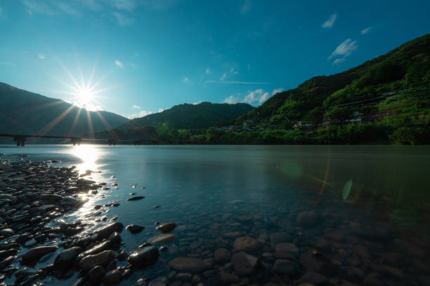 istock A subsidence bridge over the Shimanto River 1524940075