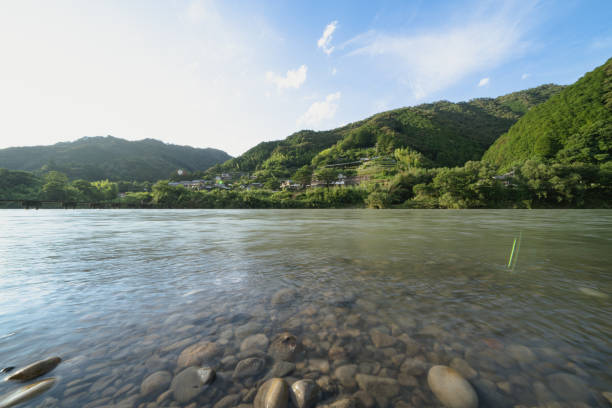 istock A subsidence bridge over the Shimanto River 1524940101