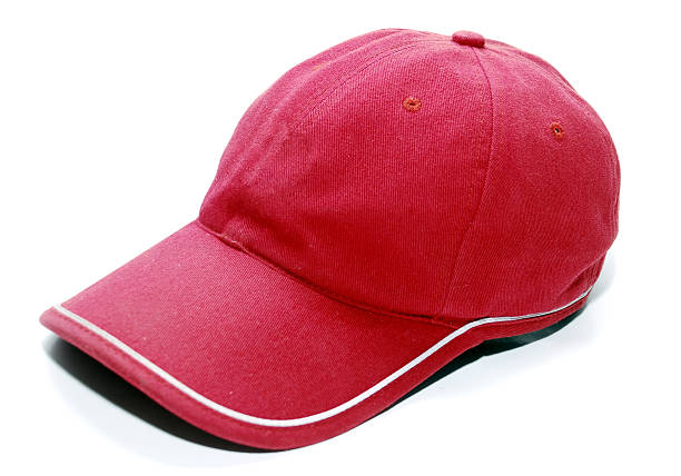 Rojo de gorra de béisbol - foto de stock