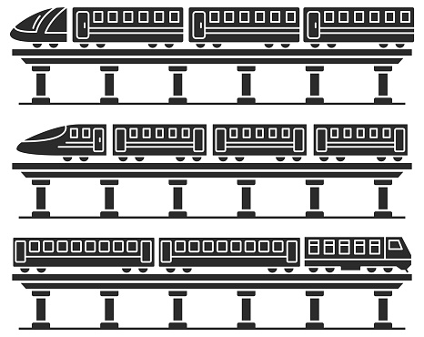 Trains vector set