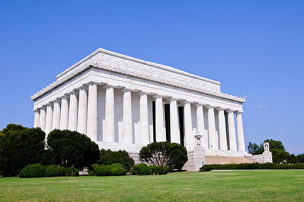 lincoln memorial stock photo