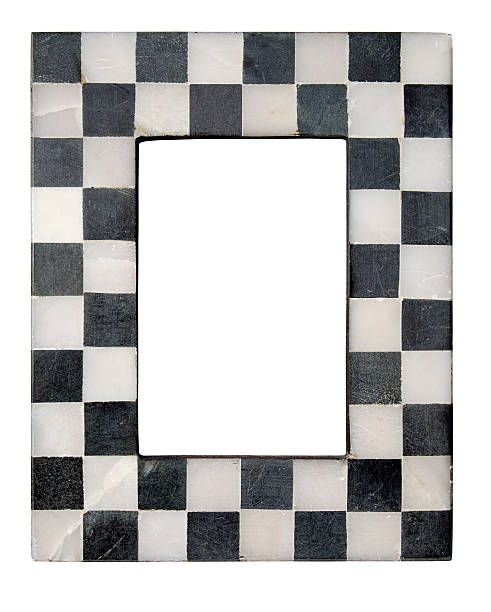 Chequer Frame stock photo