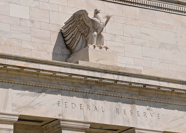 istock Eagle carved in stone over federal reserve 152496715