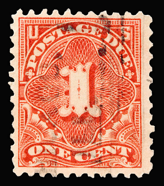 Postage1 1894 stock photo