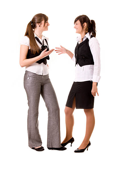 istock Businesswomen talking 152498267