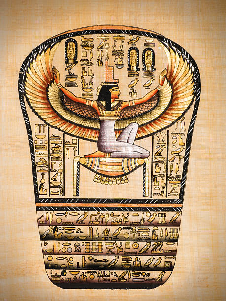 isis, déesse égyptienne - isis photos et images de collection