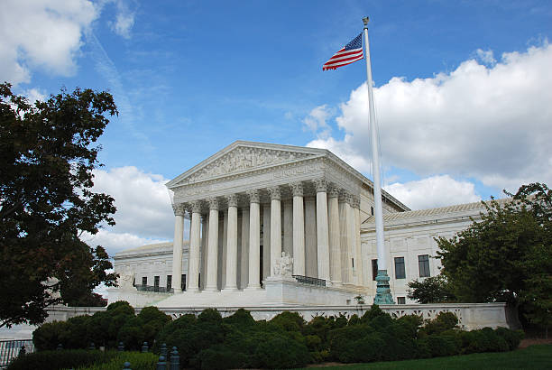 Supreme Court Washington DC stock photo