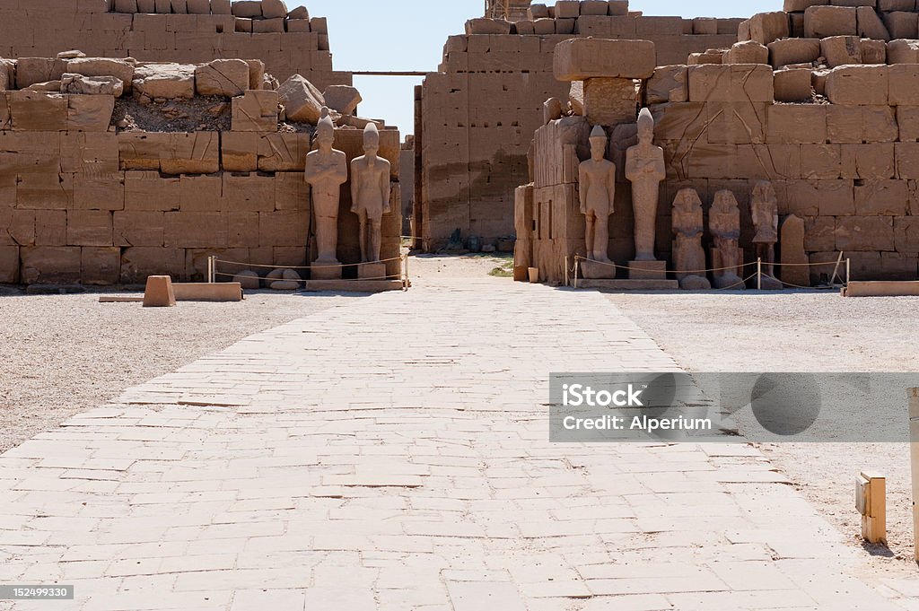 Karnak Templo de Luxor, Egito - Royalty-free Arcaico Foto de stock