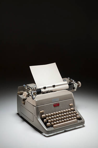 Typewriter stock photo