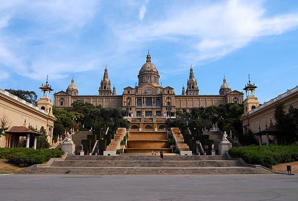 Museu Nacional d'Art de Catalunya, Spain stock photo