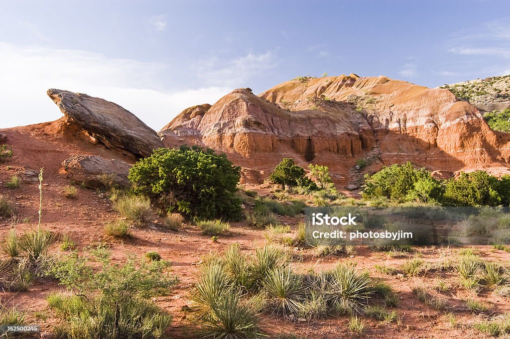 Palo Duro Canyon Sandstone formations in Palo Duro Canyon State Park in Texas. Amarillo - Texas Stock Photo