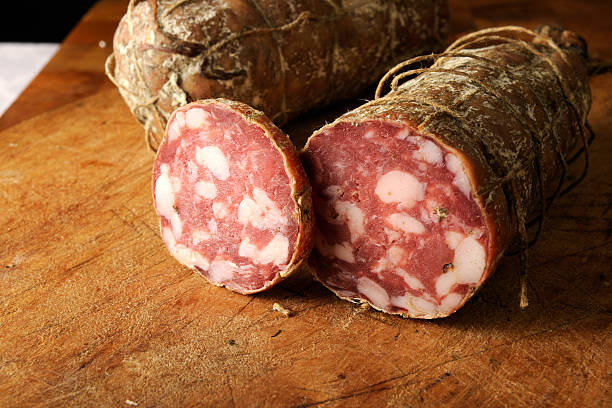 istock Italian salamis 152500329