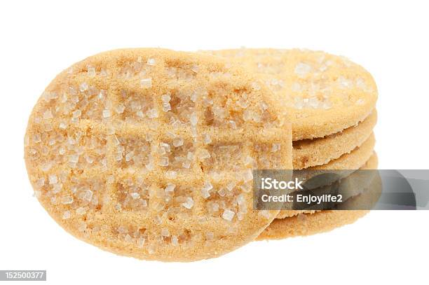 Photo libre de droit de Gaufres Isolés Sucre banque d'images et plus d'images libres de droit de Aliment - Aliment, Biscuit, Blanc